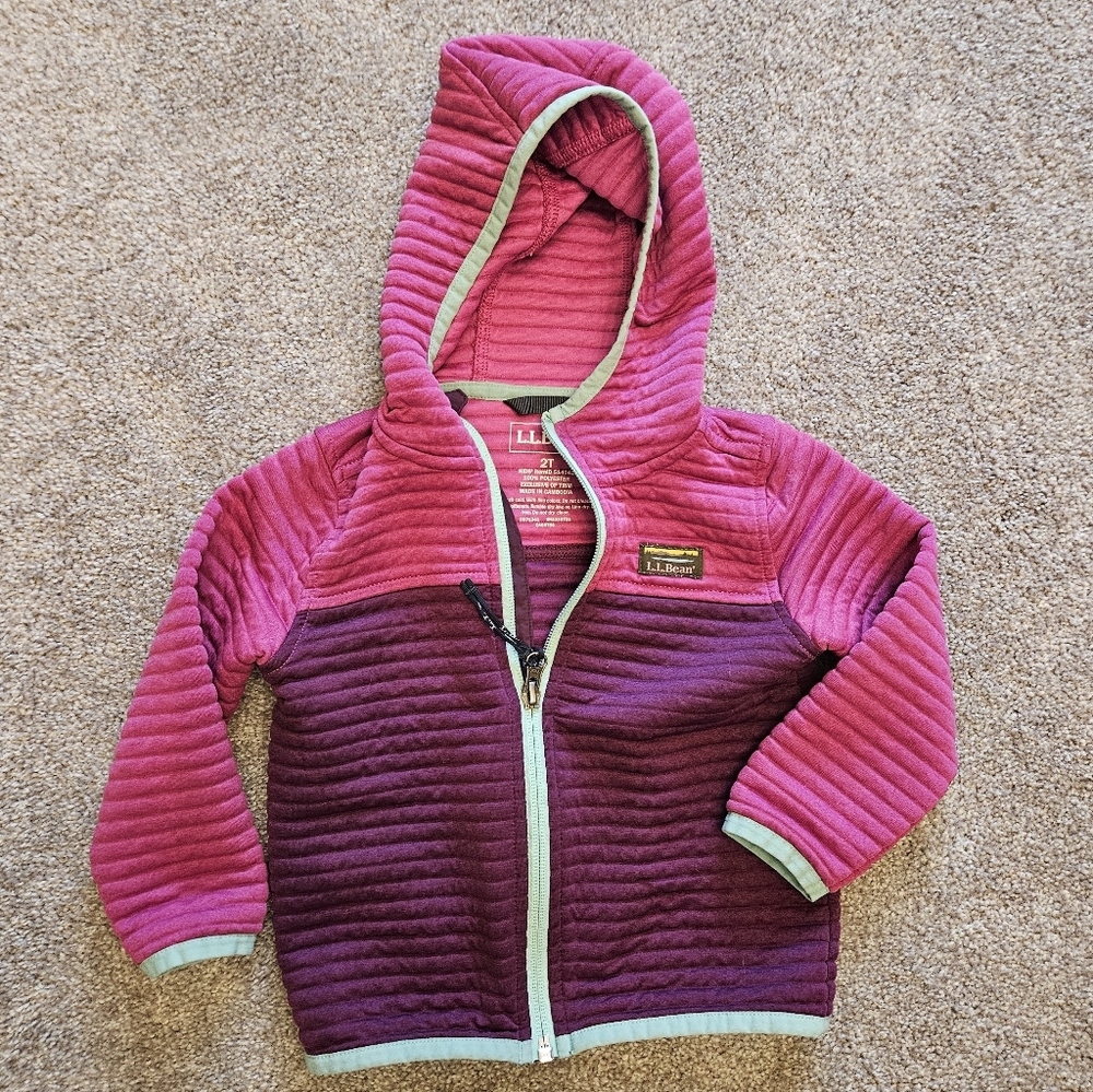 Toddler LL Bean Airlight Full Zip Hoodie